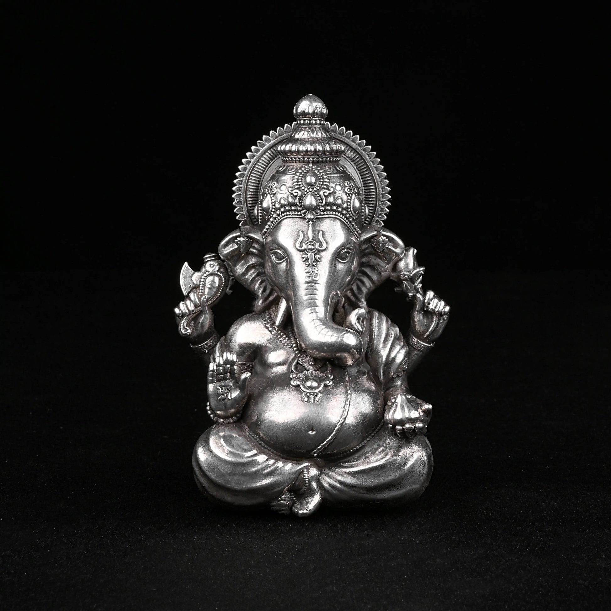 Ganesh ji 30 - 35 Gm Pure Silver theartarium