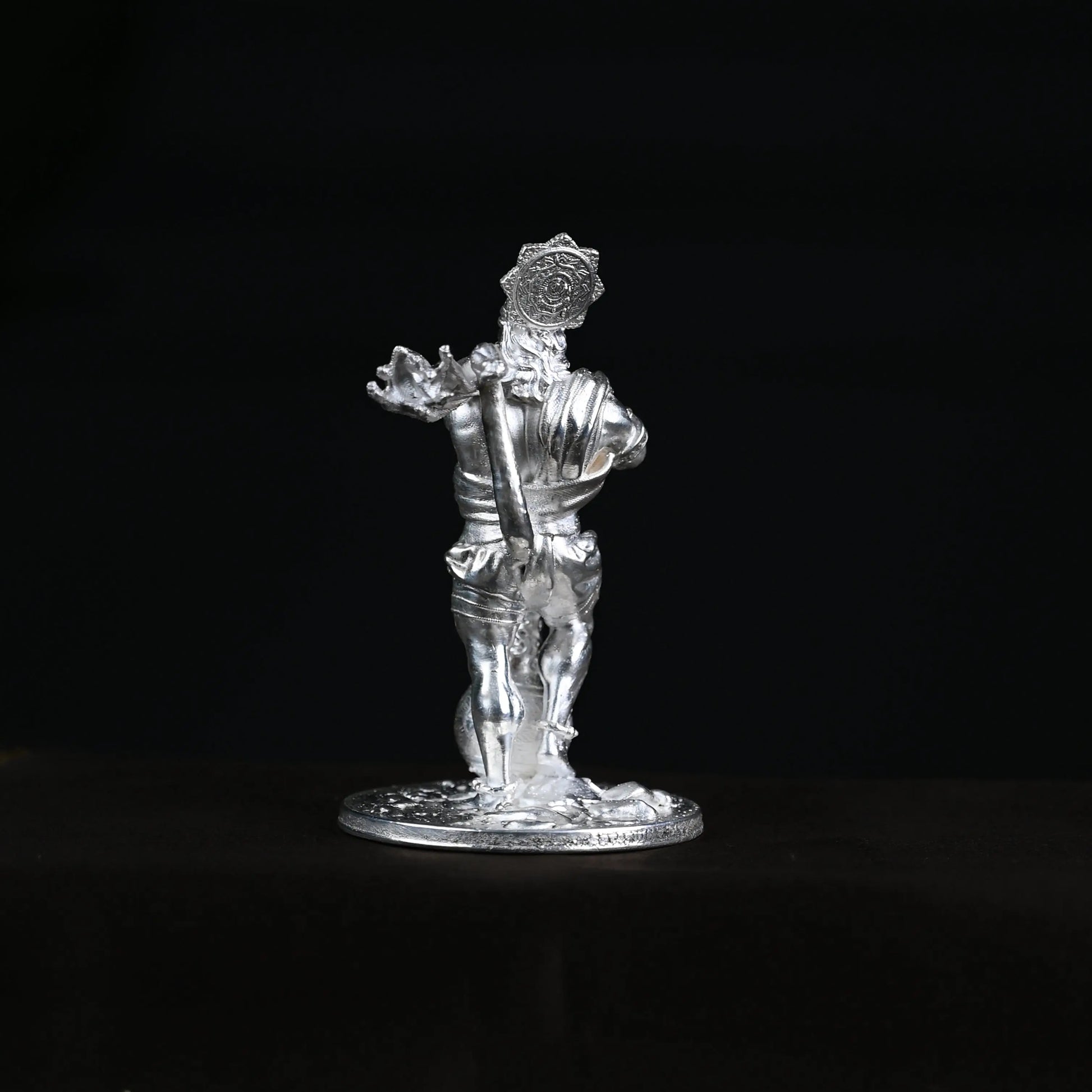 25gms  Pure Silver Bahubali Hanuman Car Dashboard theartarium