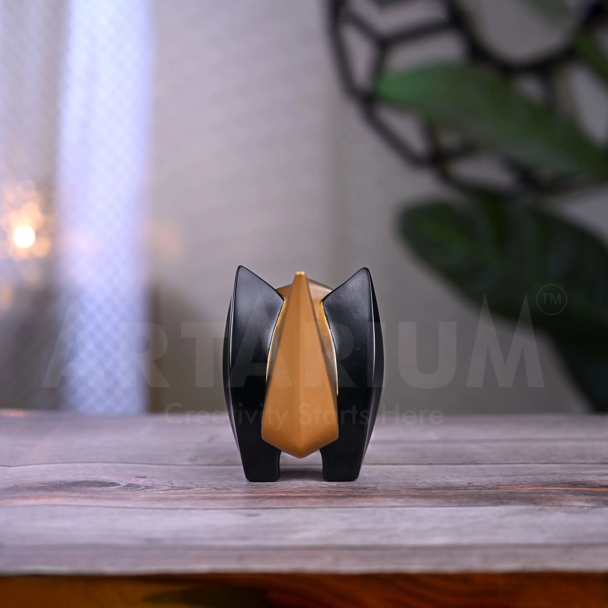 Abstract Art Rhino Figurine theartarium