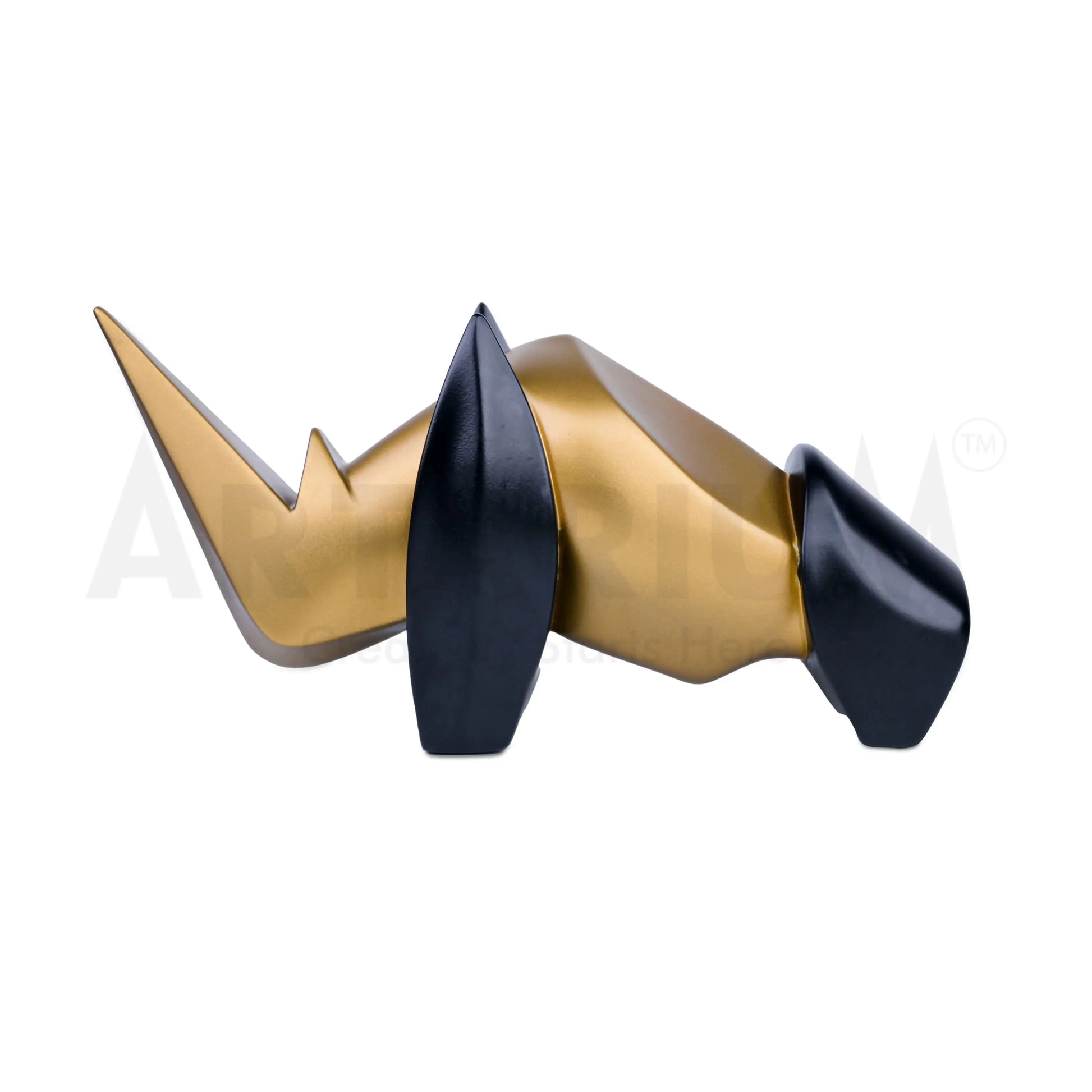 Abstract Art Rhino Figurine theartarium