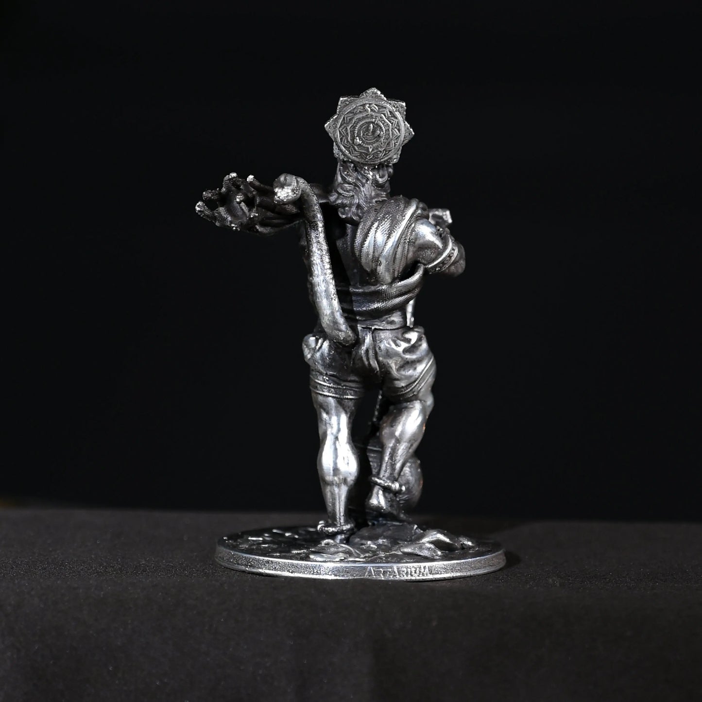 25gms  Pure Silver Bahubali Hanuman Car Dashboard theartarium