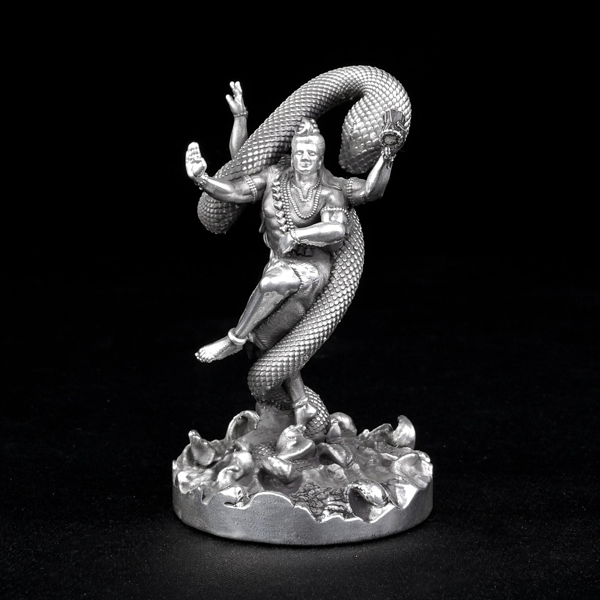 Mystical Shiva 25 - 30 Gm Pure Silver theartarium