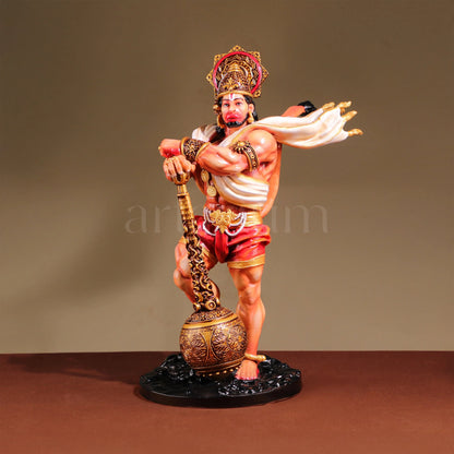 Bahubali Lord Hanuman Large 1.38 Ft & 2 Ft theartarium