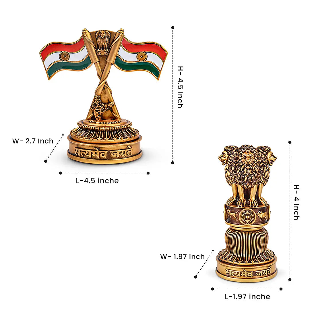 Ashok Stambh and Indian National Flag Combo Artarium