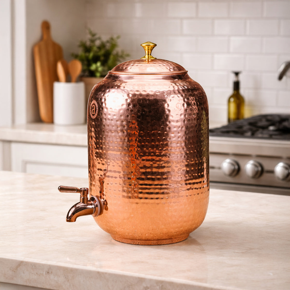  Antique copper water dispenser
