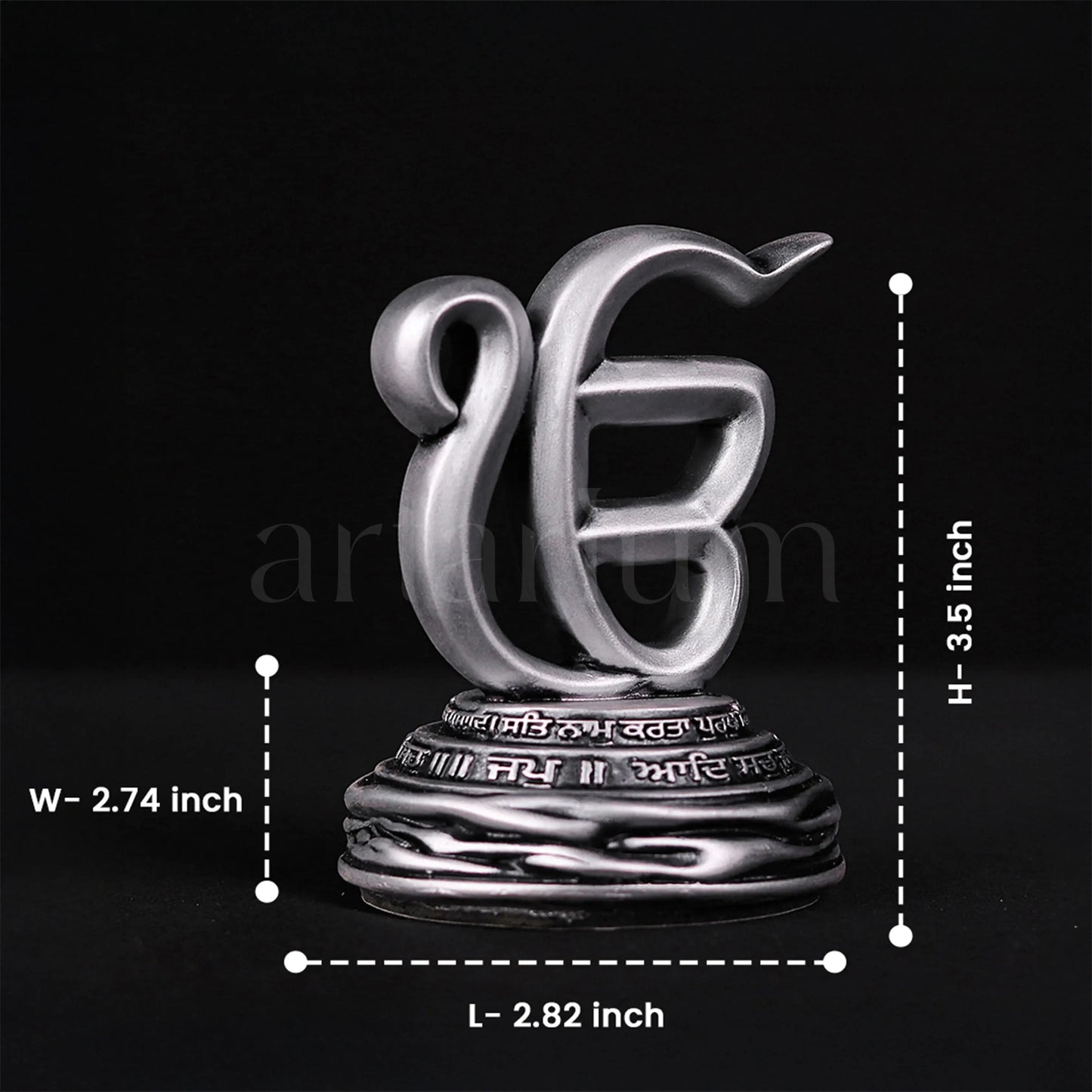 Ek Onkar Car Dashboard theartarium