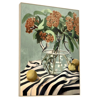 Her Hydrangeas - Wall Painting