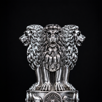 Ashok Stambh Silver Plated 