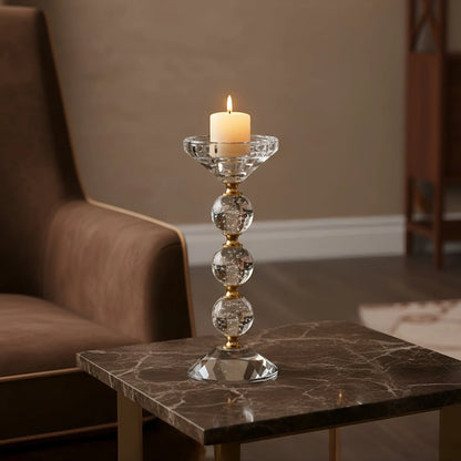 Crystal Orbs - Candle Holder