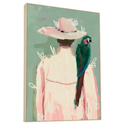 The Parrot Keeper  - Wall Painting