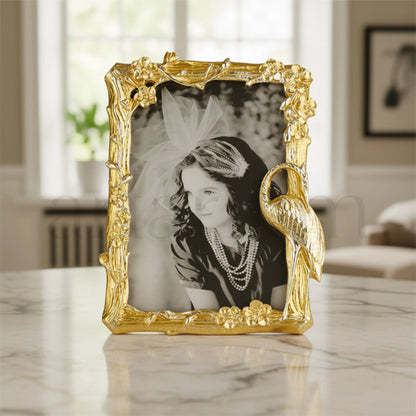 Crane of Fortune - Antique Bird Frame