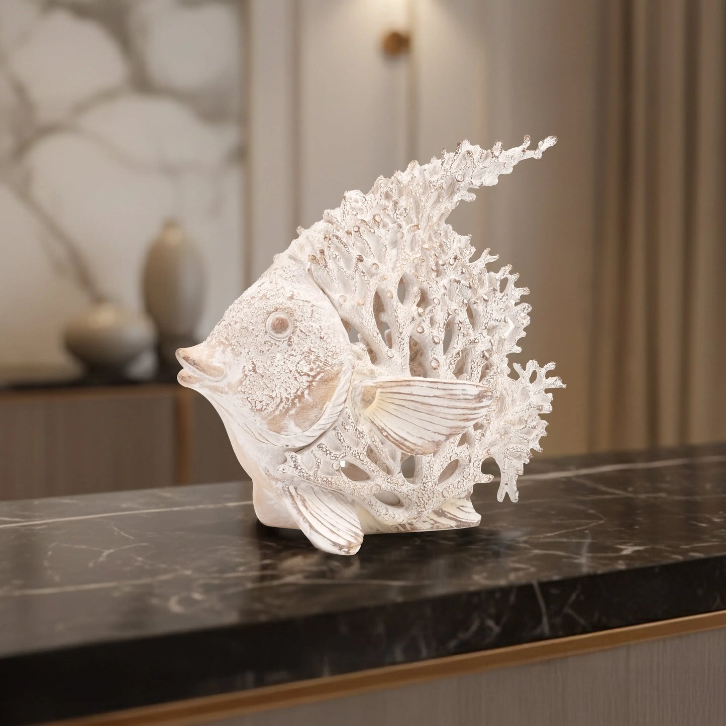 Reef Dancer - Coral Angelfish Figurine