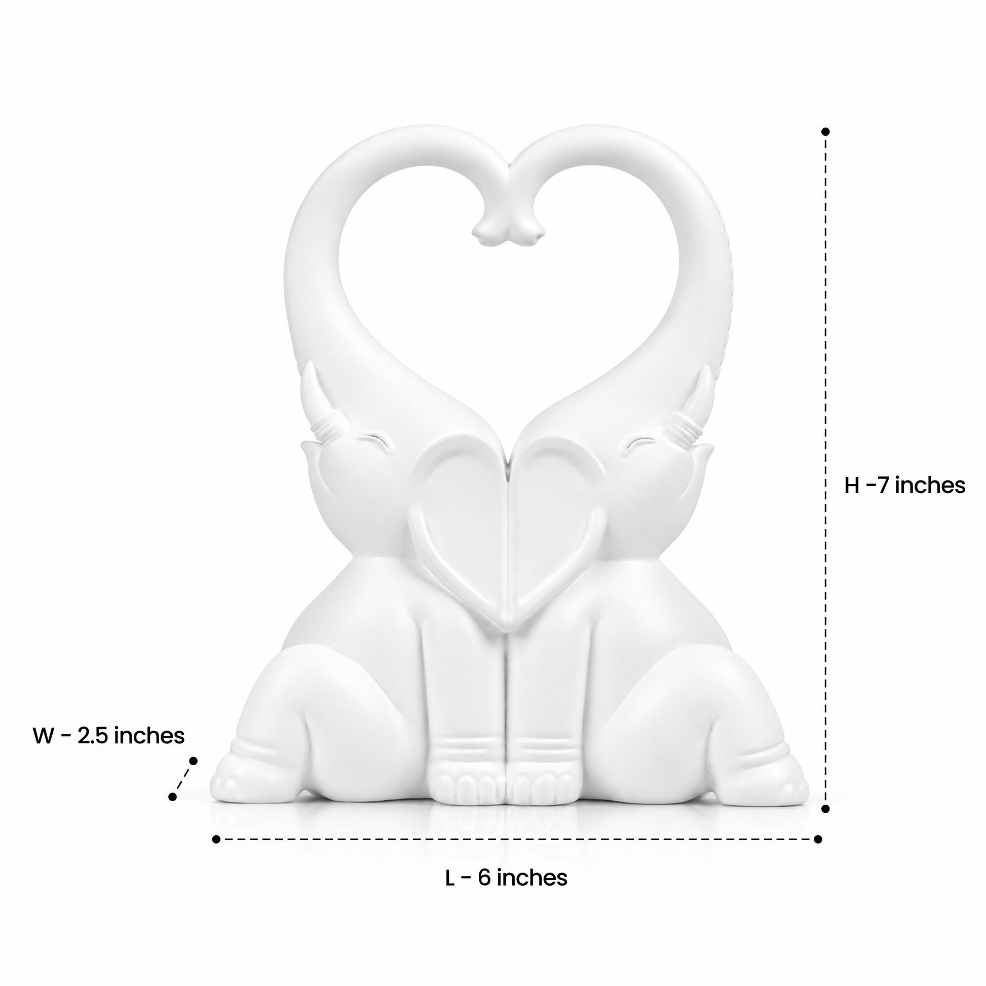 Heart of Harmony Elephant Sculpture 