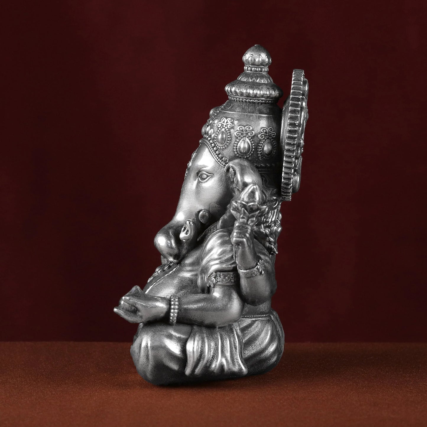 Ganesh ji 30 - 35 Gm Pure Silver theartarium