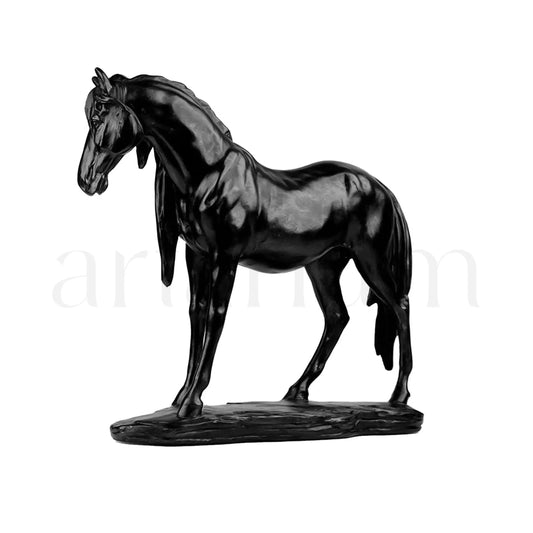 Black Gallop - Horse Figurine