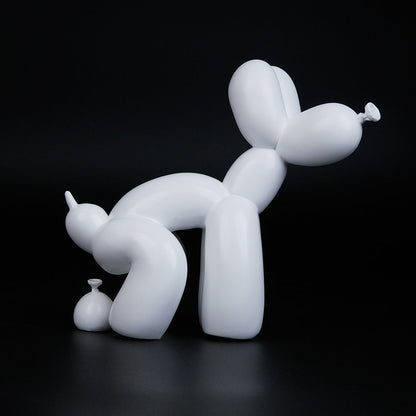 Poo Balloon Dog Statue 