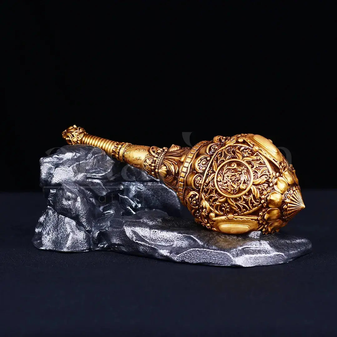 Lord Hanuman Gada Idol Car Dashboard theartarium