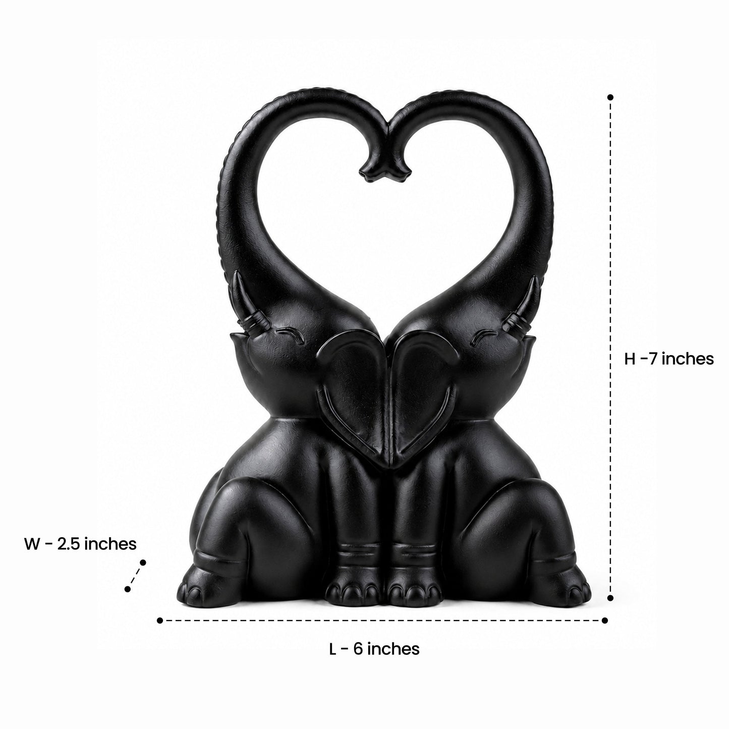 Heart of Harmony Elephant Sculpture 