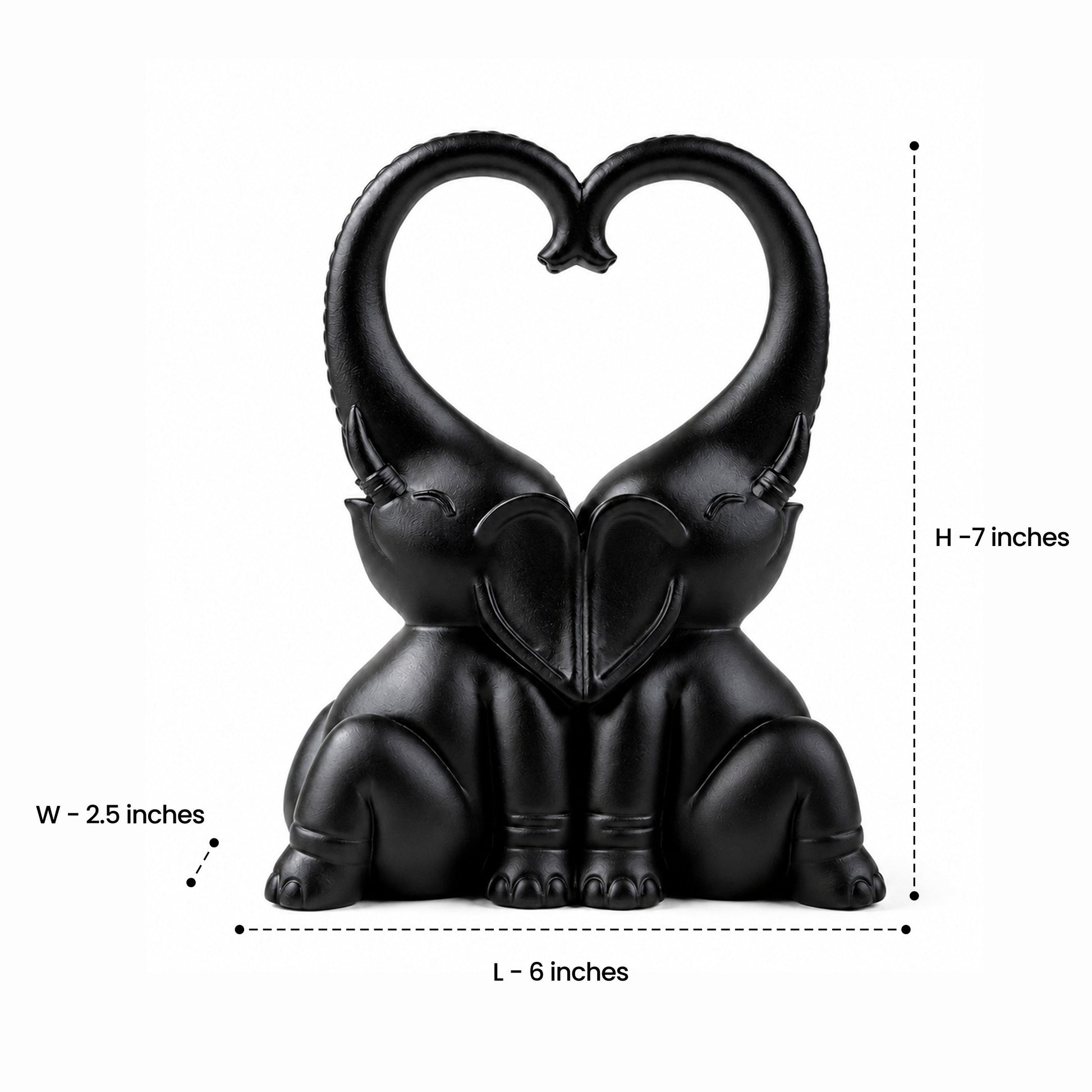 Heart of Harmony Elephant Sculpture 