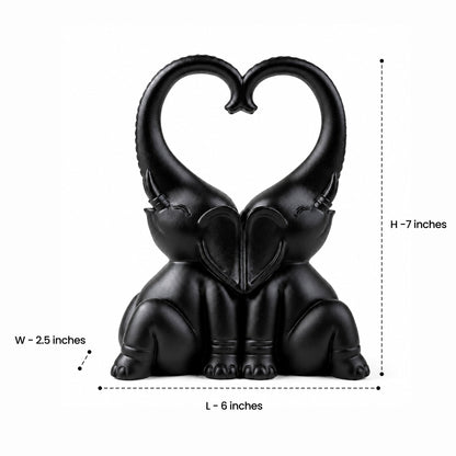Heart of Harmony Elephant Sculpture 