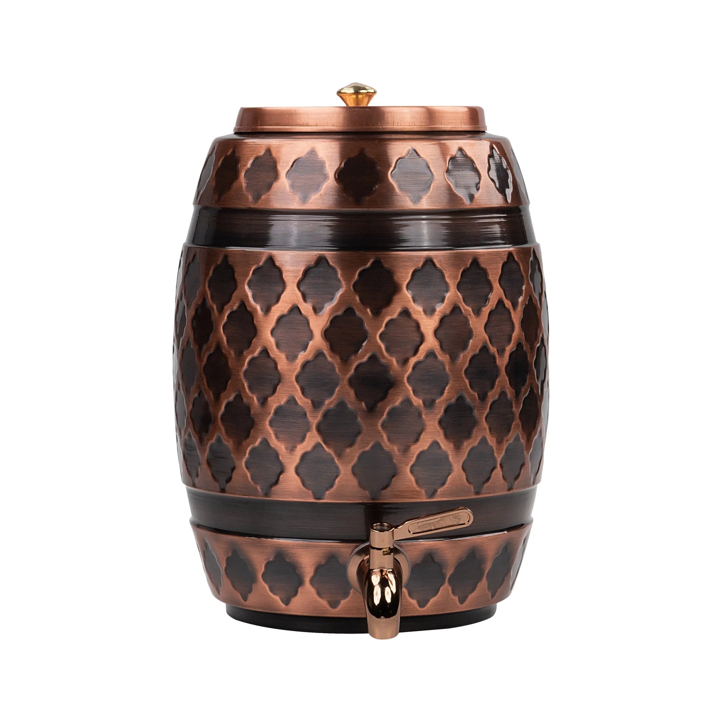 Antique Copper Matka Water Dispenser