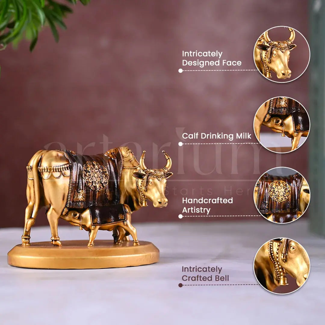 Kamdhenu Cow Car Dashboard theartarium