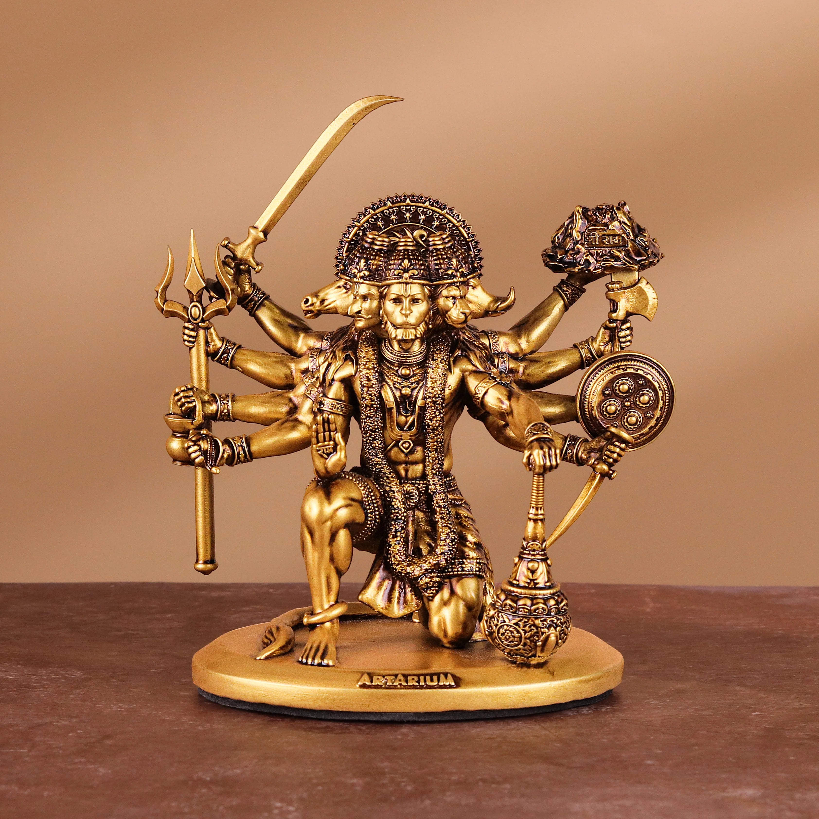 Sitting Panchmukhi Hanuman Statue