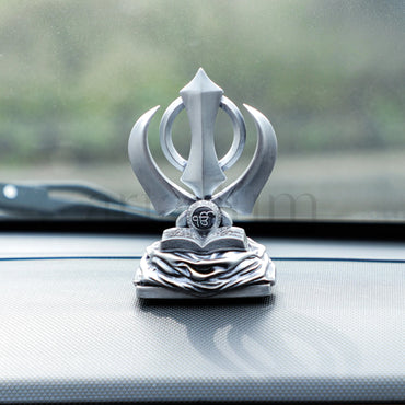 Khanda Sahib for Car Dashboard theartarium
