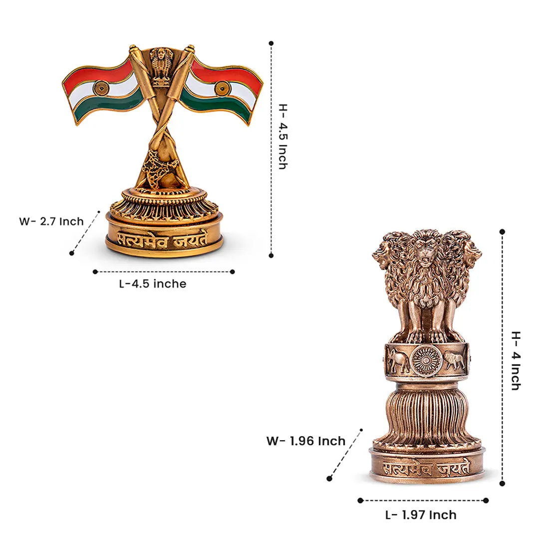 Ashok Stambh and Indian National Flag Combo Artarium