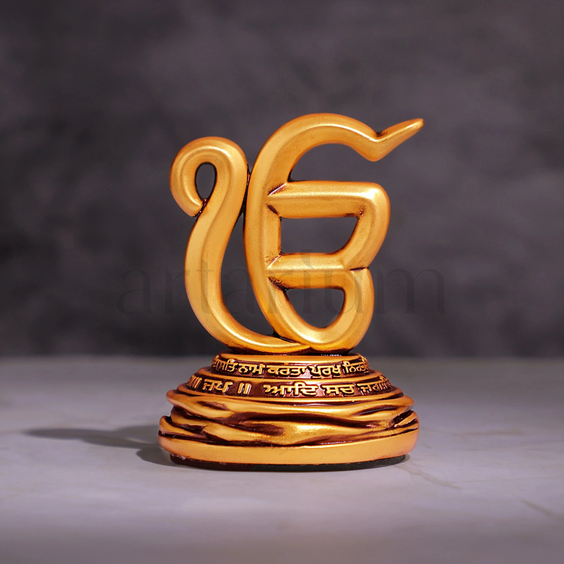 Ek Onkar Car Dashboard theartarium