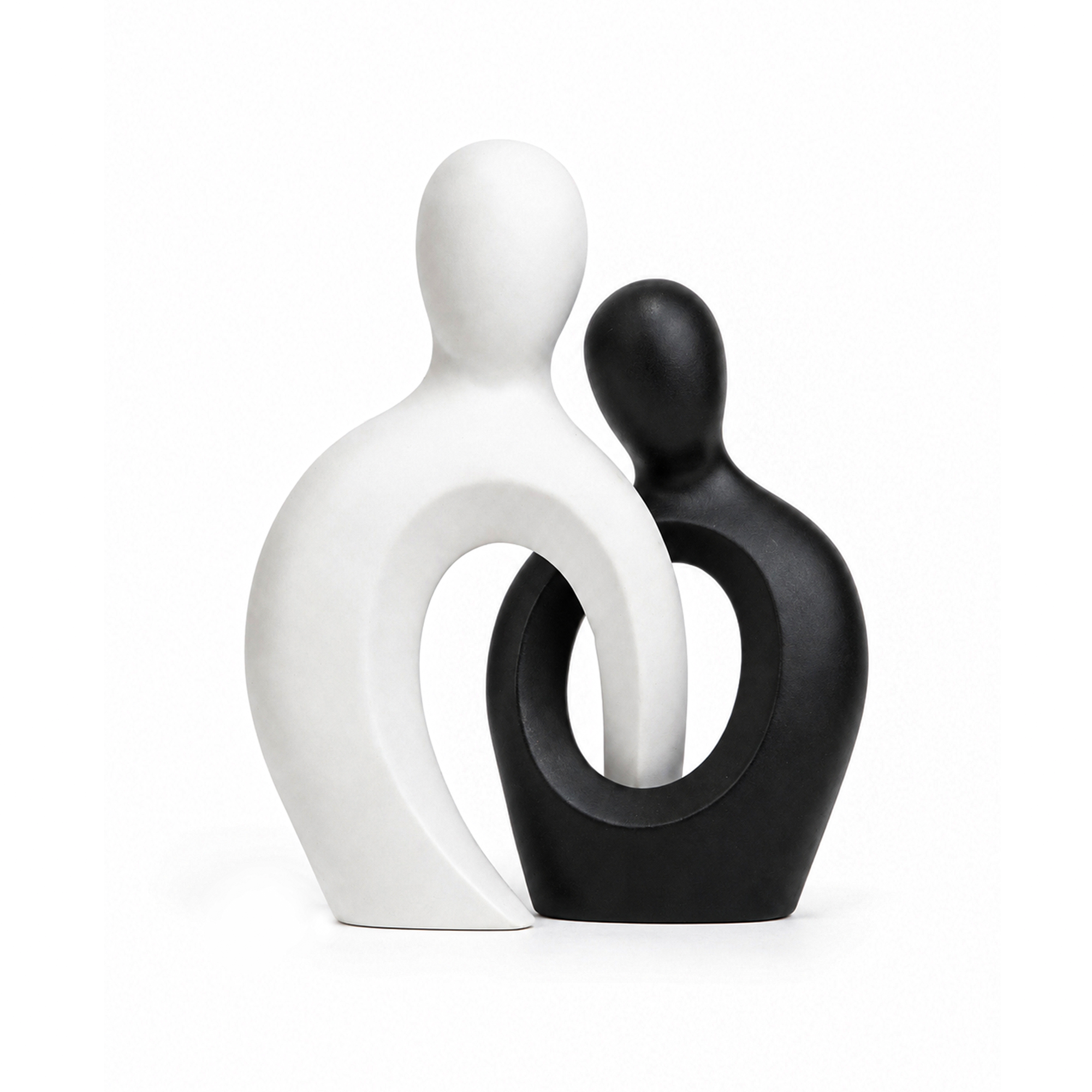 Black & White Soulmates Sculpture 