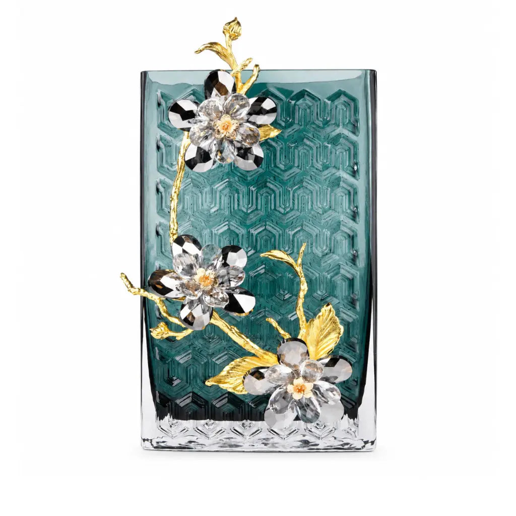 Aura Floralique Glass Flower Vase 