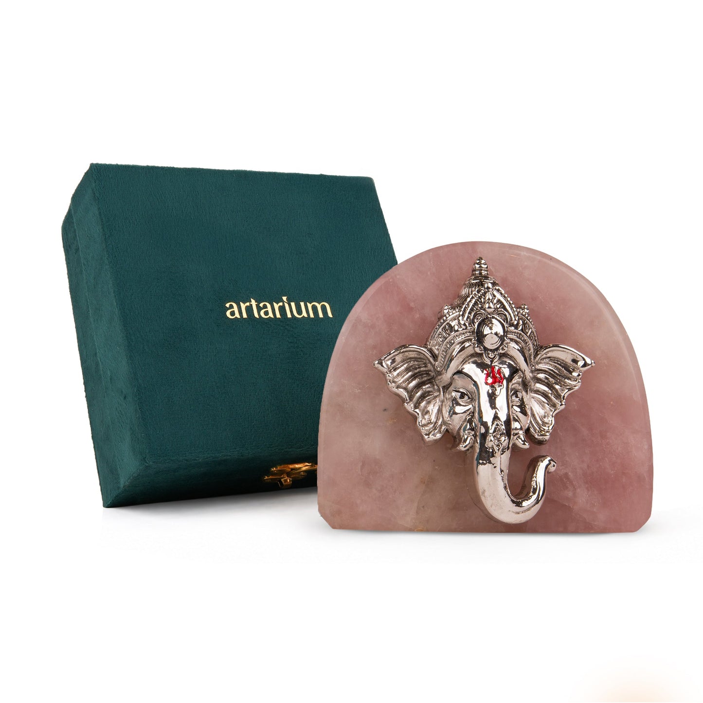 Vakratunda: Ganesha Silver-Plated Idol Artarium