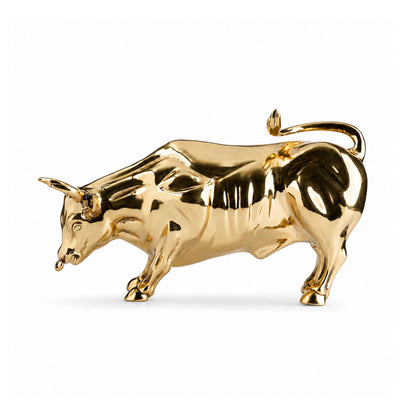 Pure Brass Bull of Prosperity 