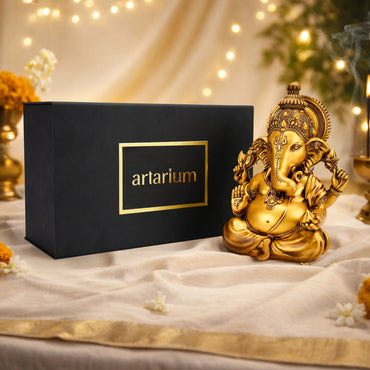 Lord Vighnaharta Ganesha Idol with Gift Box