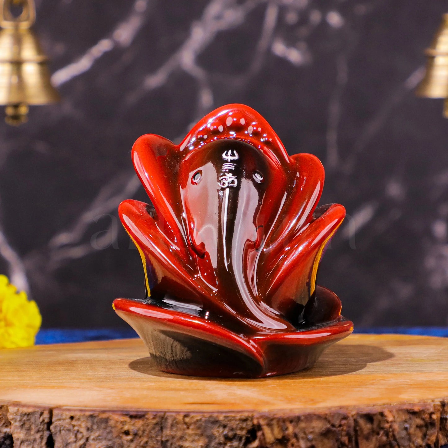 Rose Ganesha Car Dashboard theartarium