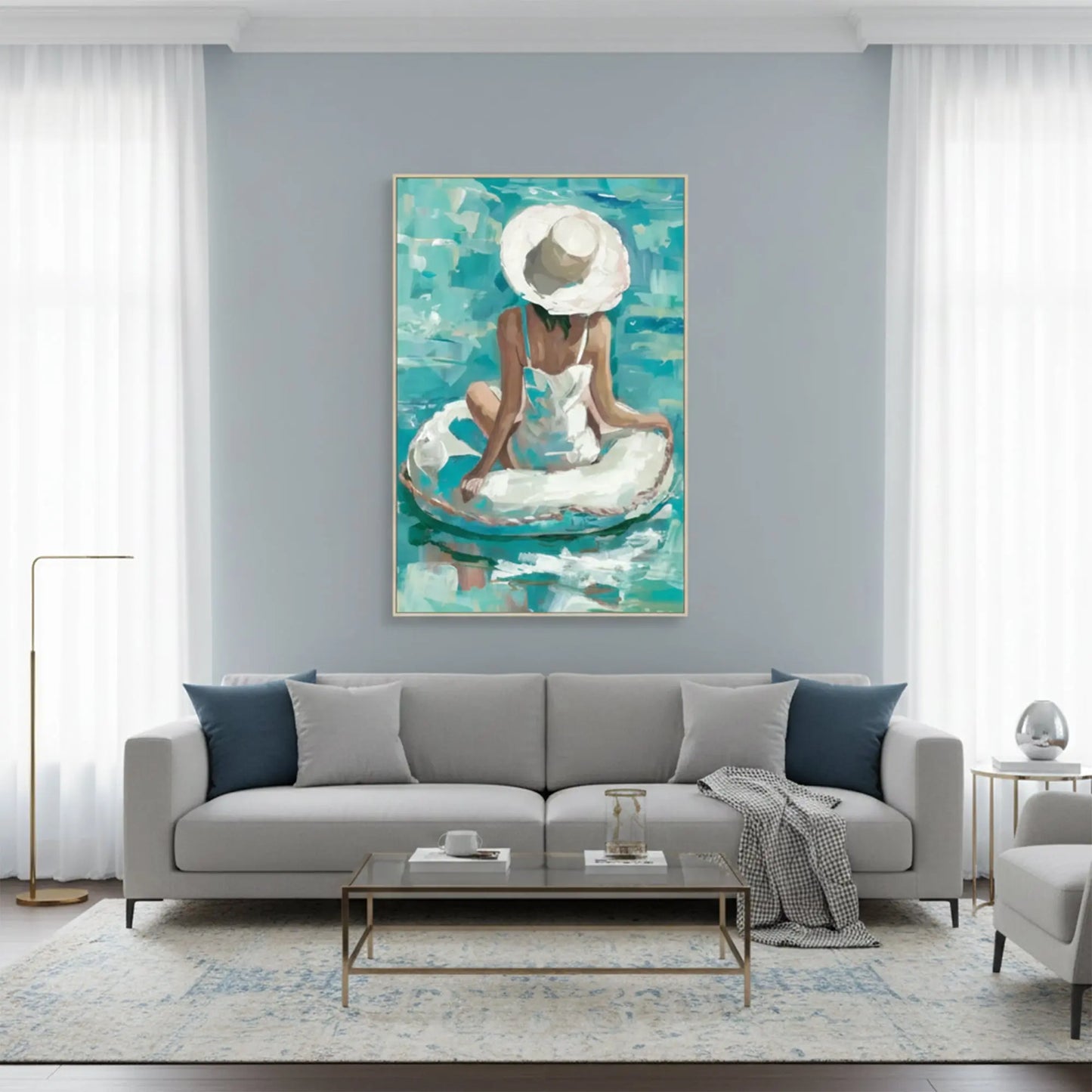 Adrift in the Blue