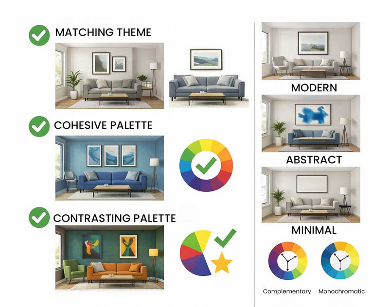 Wall art Painting Style & Color