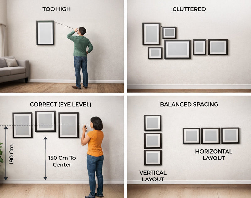 Wall art Painting Placement for Perfection