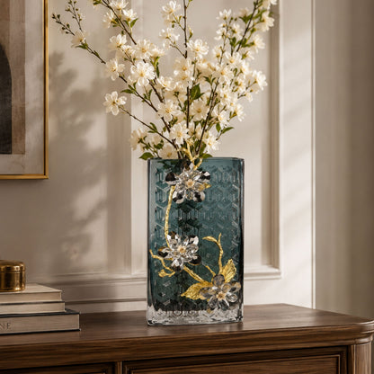 Aura Floralique Glass Flower Vase 