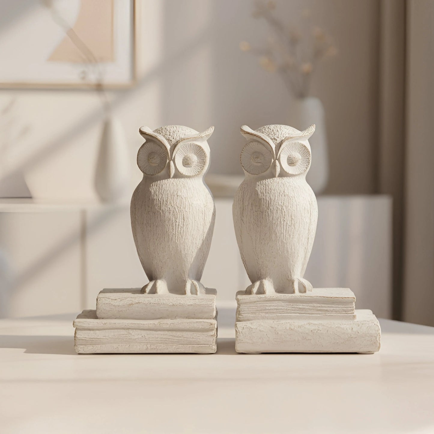 Twins of the Twilight - Owl Bookends