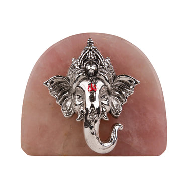 Vakratunda: Ganesha Silver-Plated Idol 