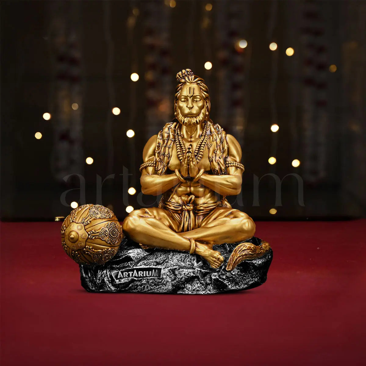 Mahabali Lord Hanuman Statue & Gada Idol Set