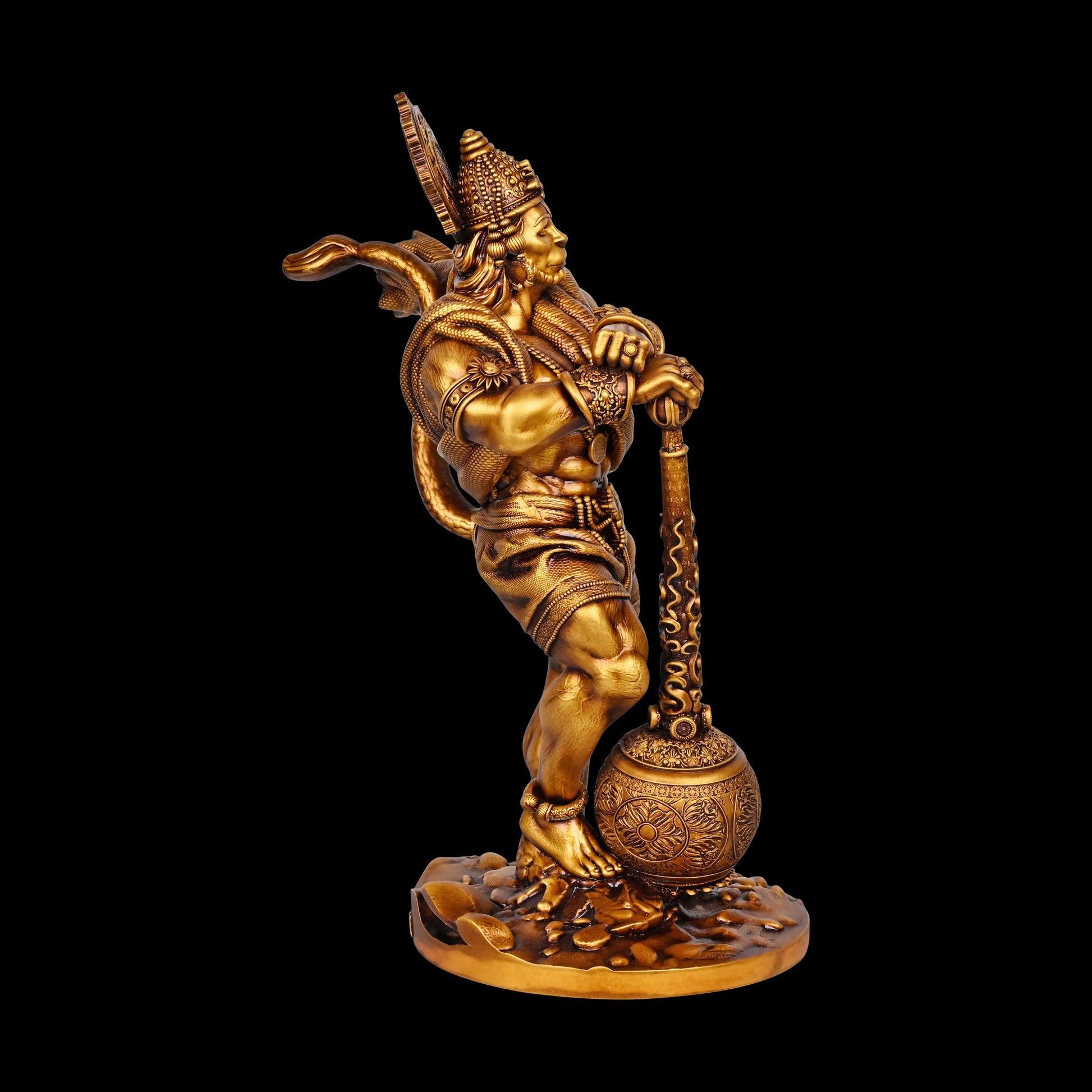 Bahubali Lord Hanuman Large 1.38 Ft & 2 Ft theartarium