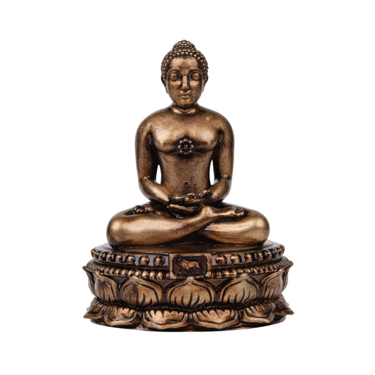 Lord Mahavir Car Dashboard Idol