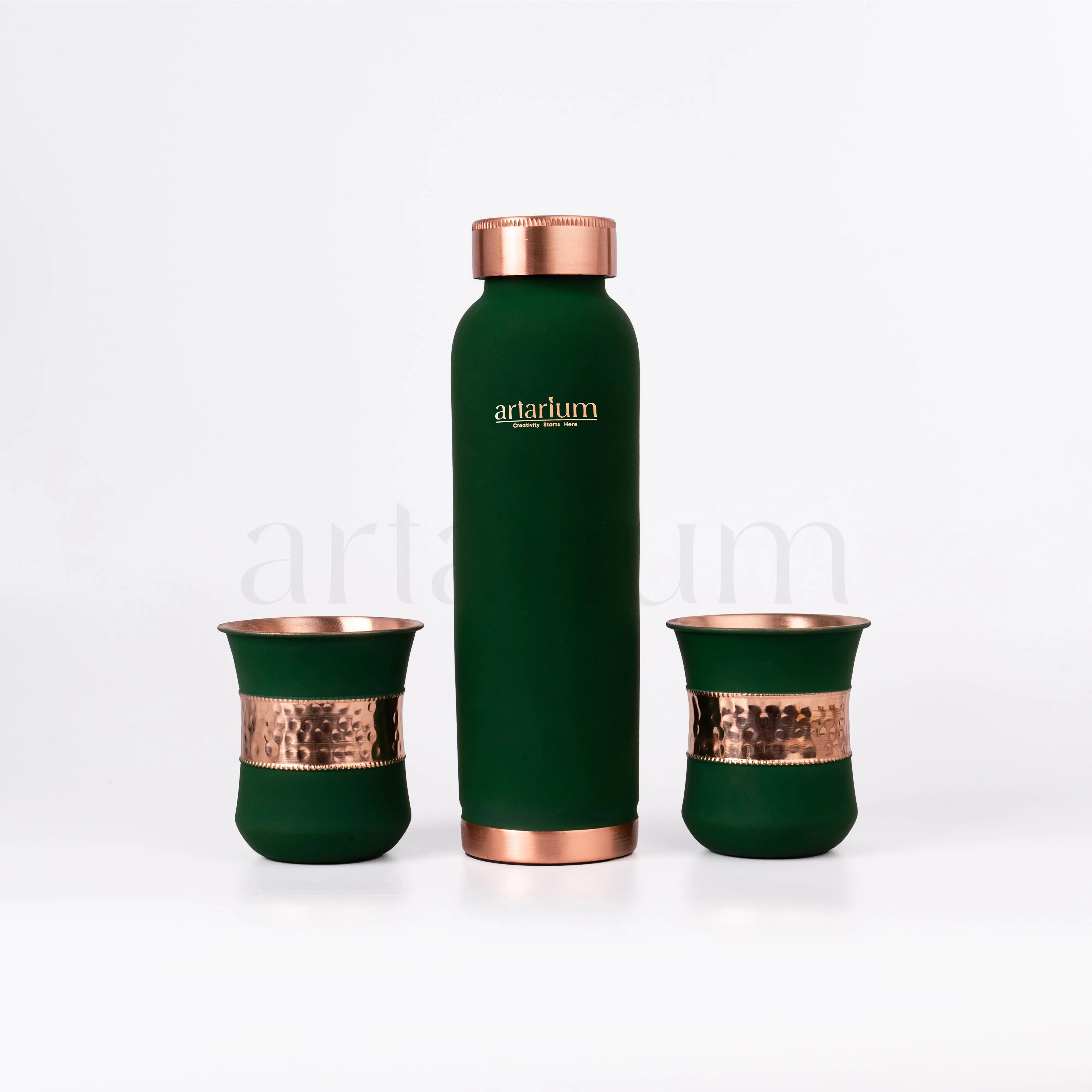 Copper Bottle with Cups Artarium