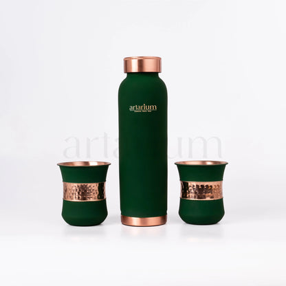 Copper Bottle with Cups Artarium