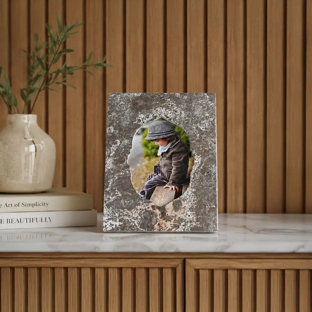 Emperador Marble Photo Frame 
