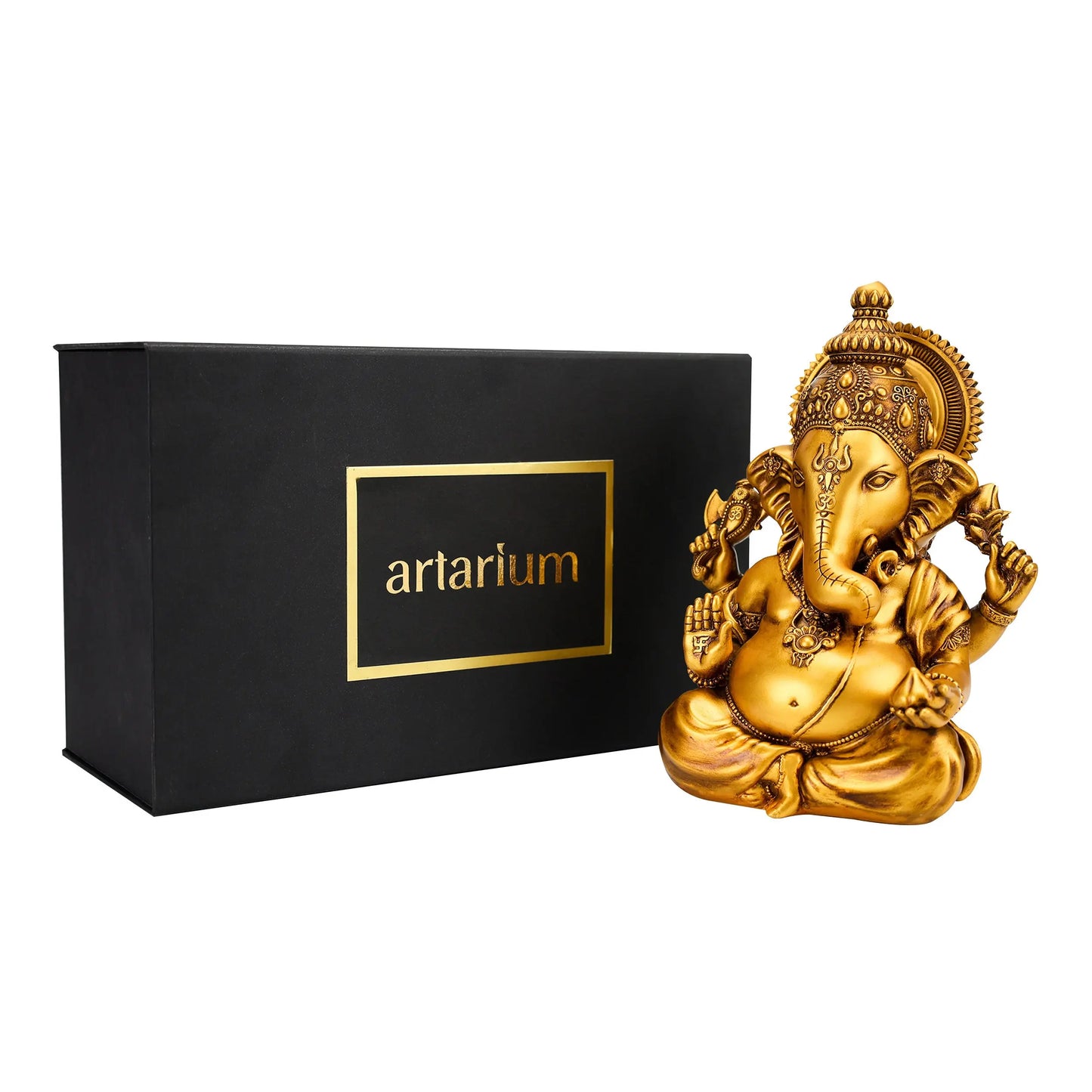 Lord Vighnaharta Ganesha Idol with Gift Box