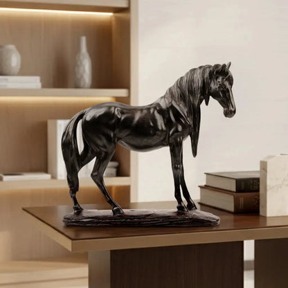Black Gallop - Horse Figurine